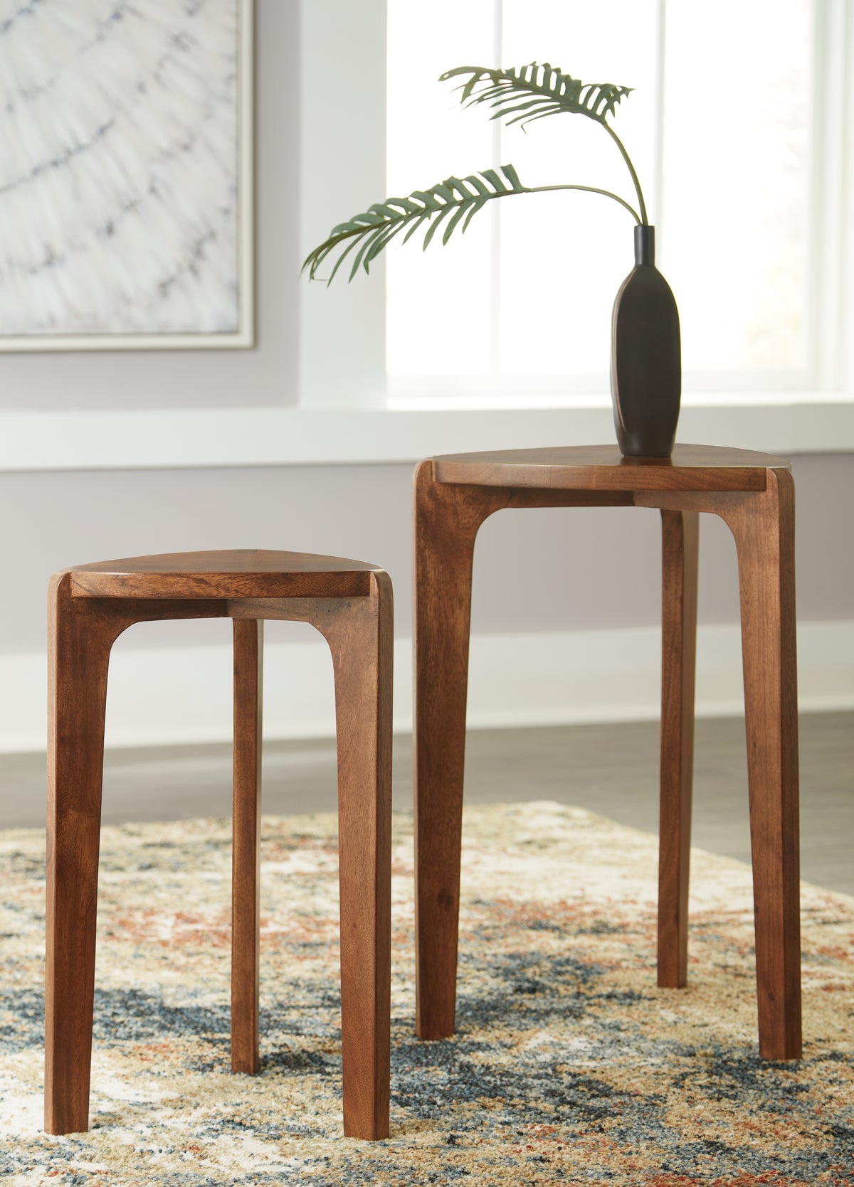 3 Brothers Decor - Ashley Furniture - Brynnleigh Accent Table (Set of 2) - Accent Table Set (Set of 2) / Medium Brown - A4000607
