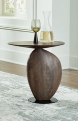 3 Brothers Decor - Ashley Furniture - Cormmet Accent Table - Accent Table / Brown/Black - A4000612