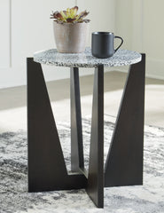 3 Brothers Decor - Ashley Furniture - Tellrich Accent Table - Accent Table / Black/White - A4000616