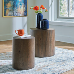 3 Brothers Decor - Ashley Furniture - Cammund Accent Table (Set of 2) - Accent Table (Set of 2) / Brown - A4000619