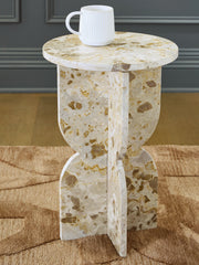 3 Brothers Decor - Ashley Furniture - Treygan Accent Table - Accent Table / Beige - A4000647