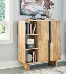 3 Brothers Decor - Ashley Furniture - Kierwell Accent Cabinet - Accent Cabinet / Natural - A4000653