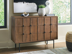 3 Brothers Decor - Ashley Furniture - Juddins Accent Cabinet - Accent Cabinet / Brown - A4000692