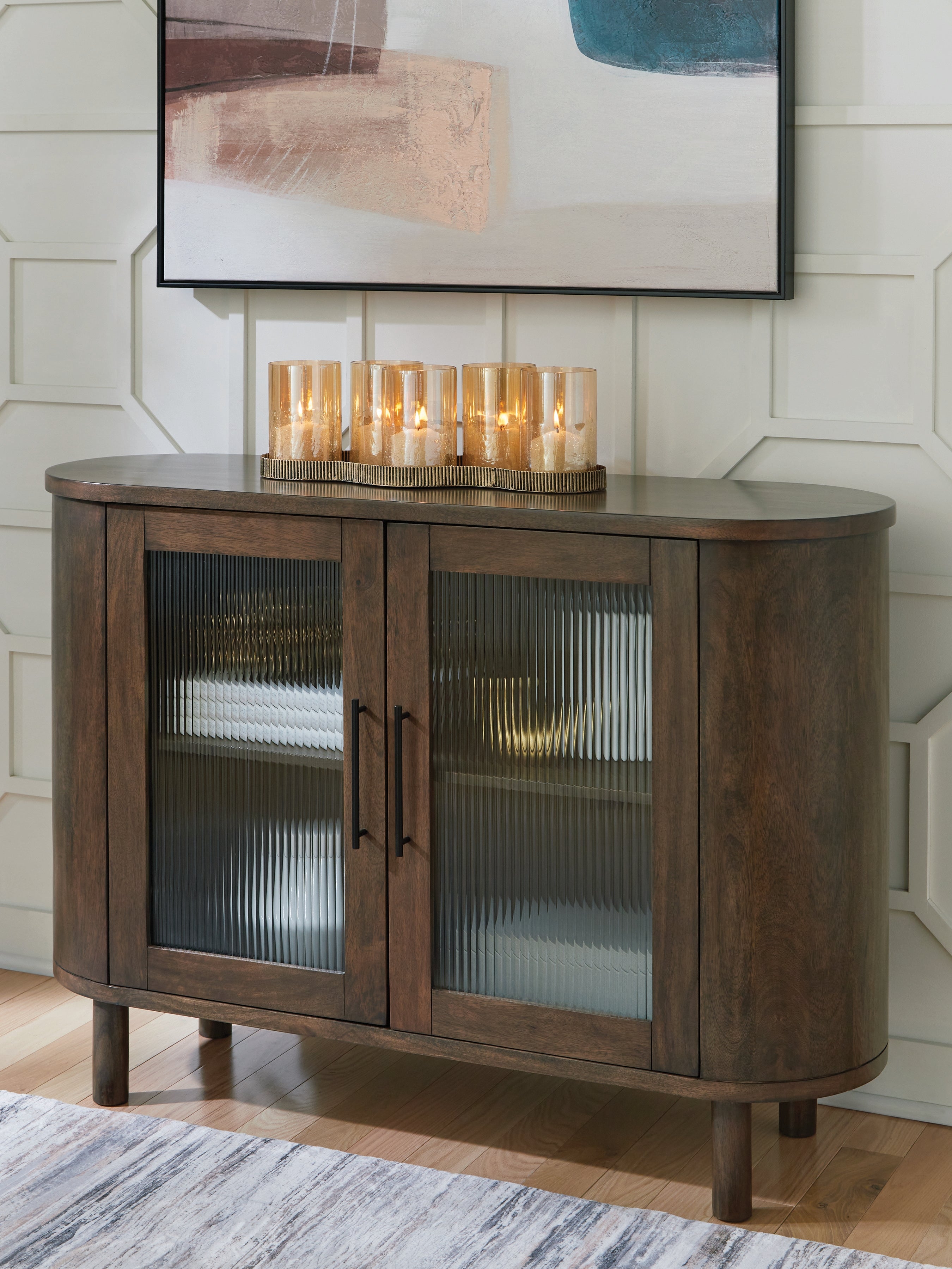 3 Brothers Decor - Ashley Furniture - Mayridge Accent Cabinet - Accent Cabinet / Medium Brown - A4000694