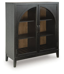 3 Brothers Decor - Ashley Furniture - Armenleigh Accent Cabinet - Bar Cabinet / Black/Brown - A4000702