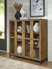 3 Brothers Decor - Ashley Furniture - Wrenridge Accent Cabinet - Accent Cabinet / Gray Brown - A4000706