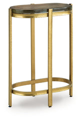3 Brothers Decor - Ashley Furniture - Porterville Accent Table - Accent Table / Gold Finish - A4000716