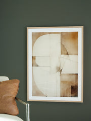 3 Brothers Decor - Ashley Furniture - Corlain Wall Decor - Wall Art / Brown/Tan/White - A8000407