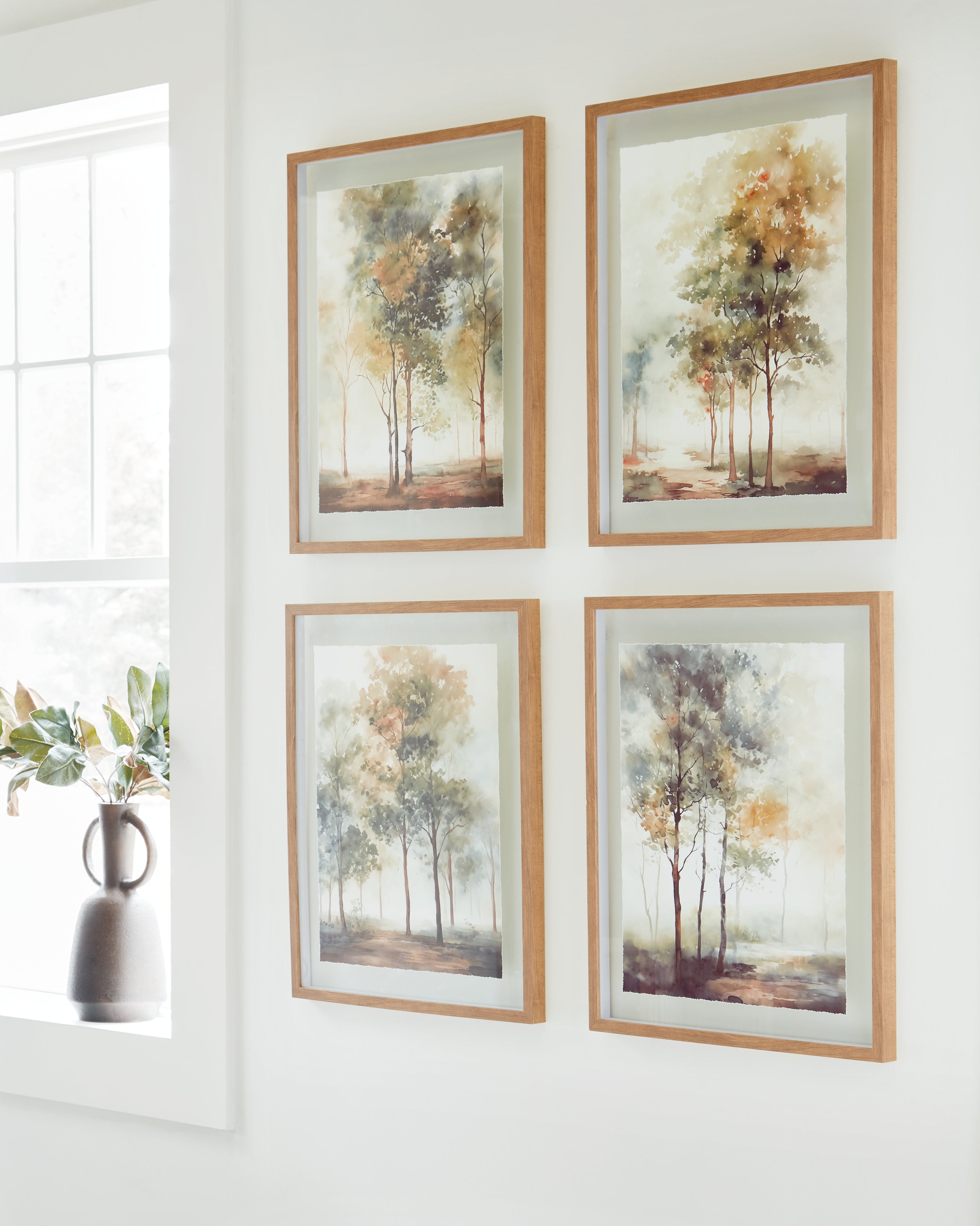 3 Brothers Decor - Ashley Furniture - Bryneford Wall Decor - Wall Art Set (4/CN) / Multi - A8000411