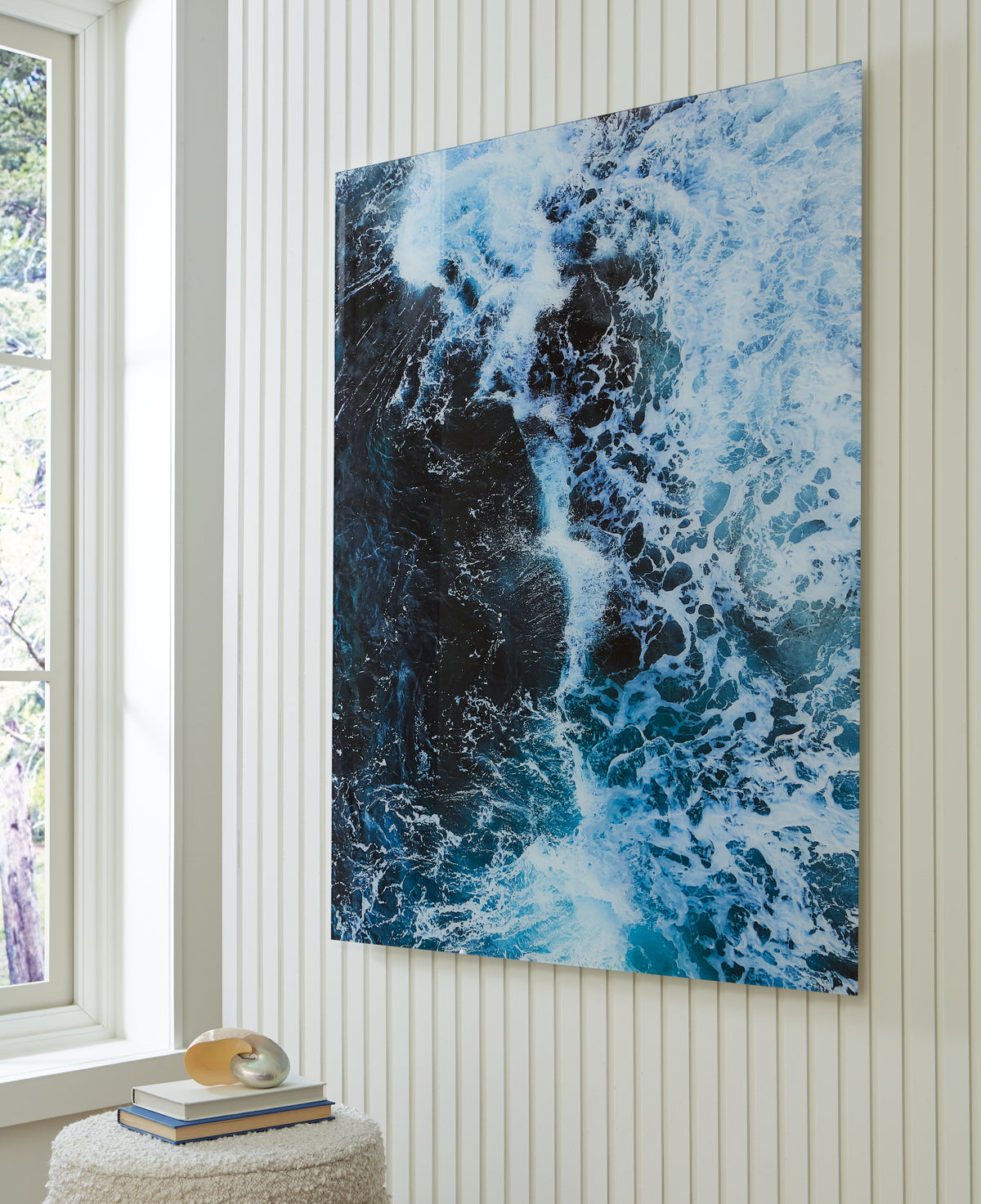3 Brothers Decor - Ashley Furniture - Clemick Wall Decor - Wall Art / Turquoise - A8000422