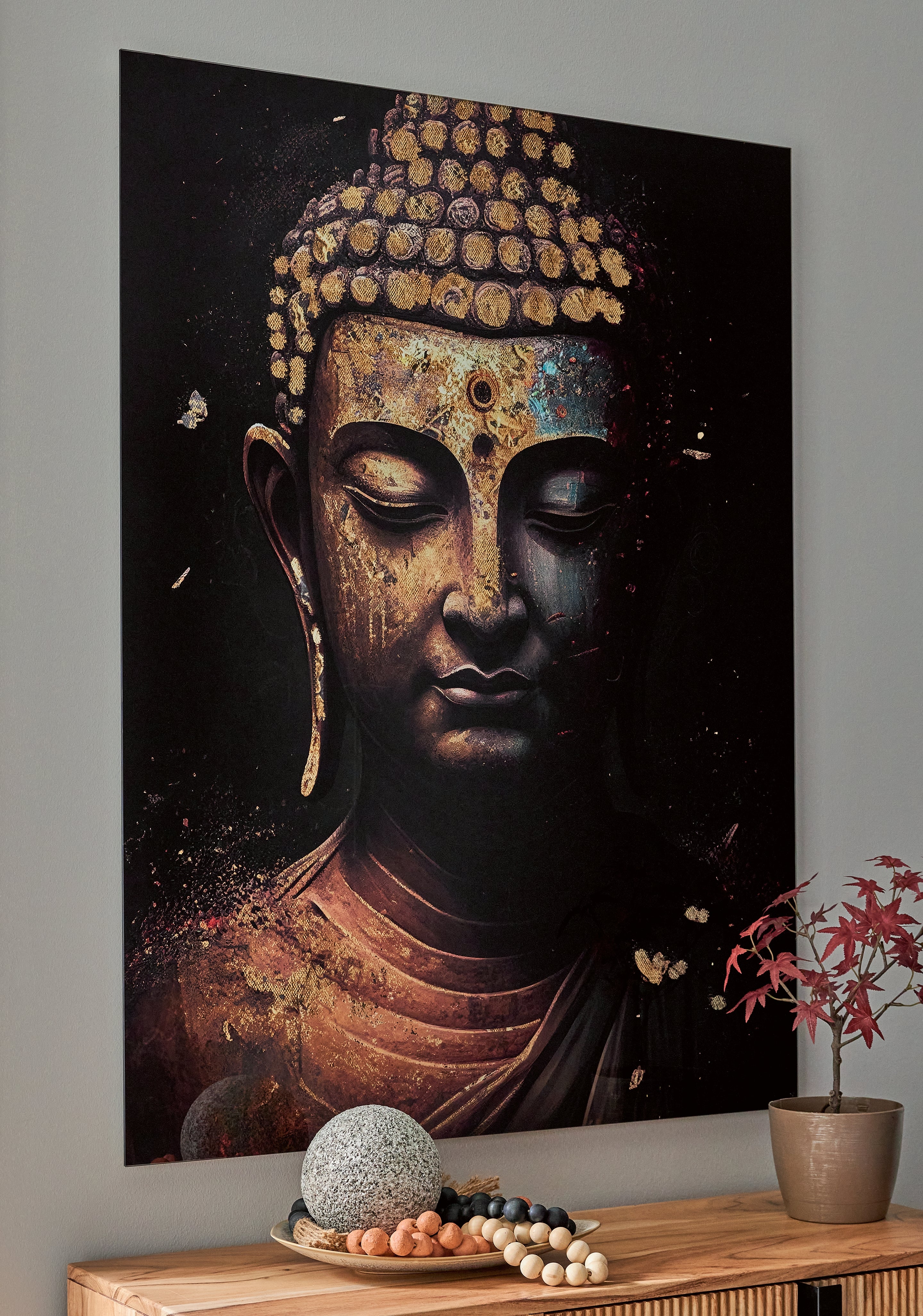 3 Brothers Decor - Ashley Furniture - Caymoore Wall Decor - Wall Art / Black/Gold Finish - A8000423