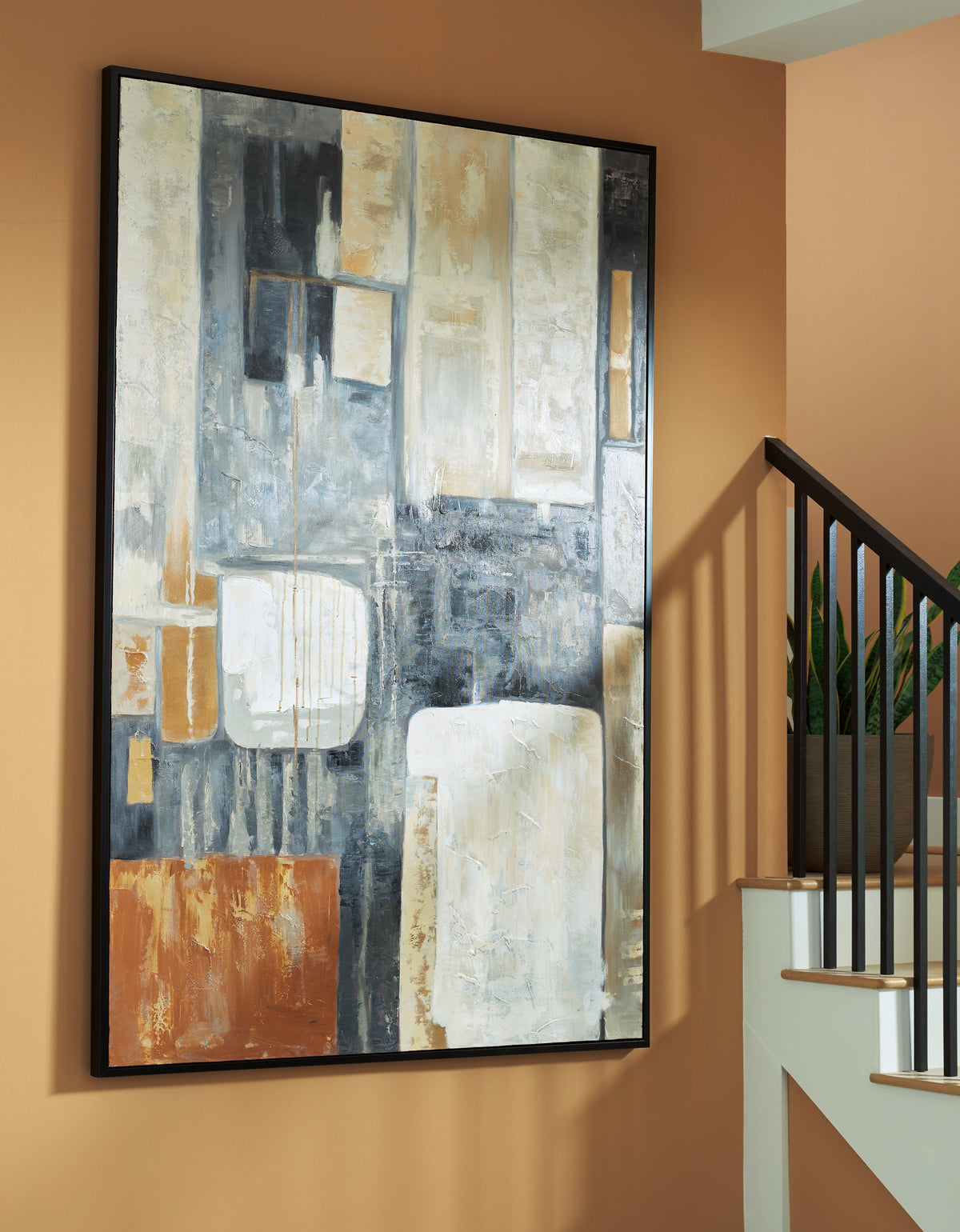 3 Brothers Decor - Ashley Furniture - Howford Wall Decor - Wall Art / Brown/Black/Gray - A8000426
