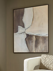 3 Brothers Decor - Ashley Furniture - Junward Wall Decor - Wall Art / Brown/Tan/White - A8000461