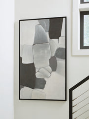 3 Brothers Decor - Ashley Furniture - Adilson Wall Decor - Wall Art / White/Gray/Black - A8000463