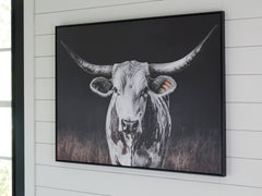 3 Brothers Decor - Ashley Furniture - Harlandale Wall Decor - Wall Art / Black/White/Brown - A8000467