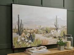 3 Brothers Decor - Ashley Furniture - Sidworth Wall Decor - Wall Art / Green/Beige/Gray - A8000480