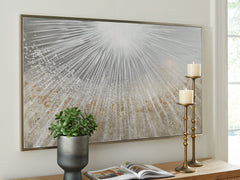 3 Brothers Decor - Ashley Furniture - Waldard Wall Decor - Wall Art / Gray/Taupe/White - A8000501
