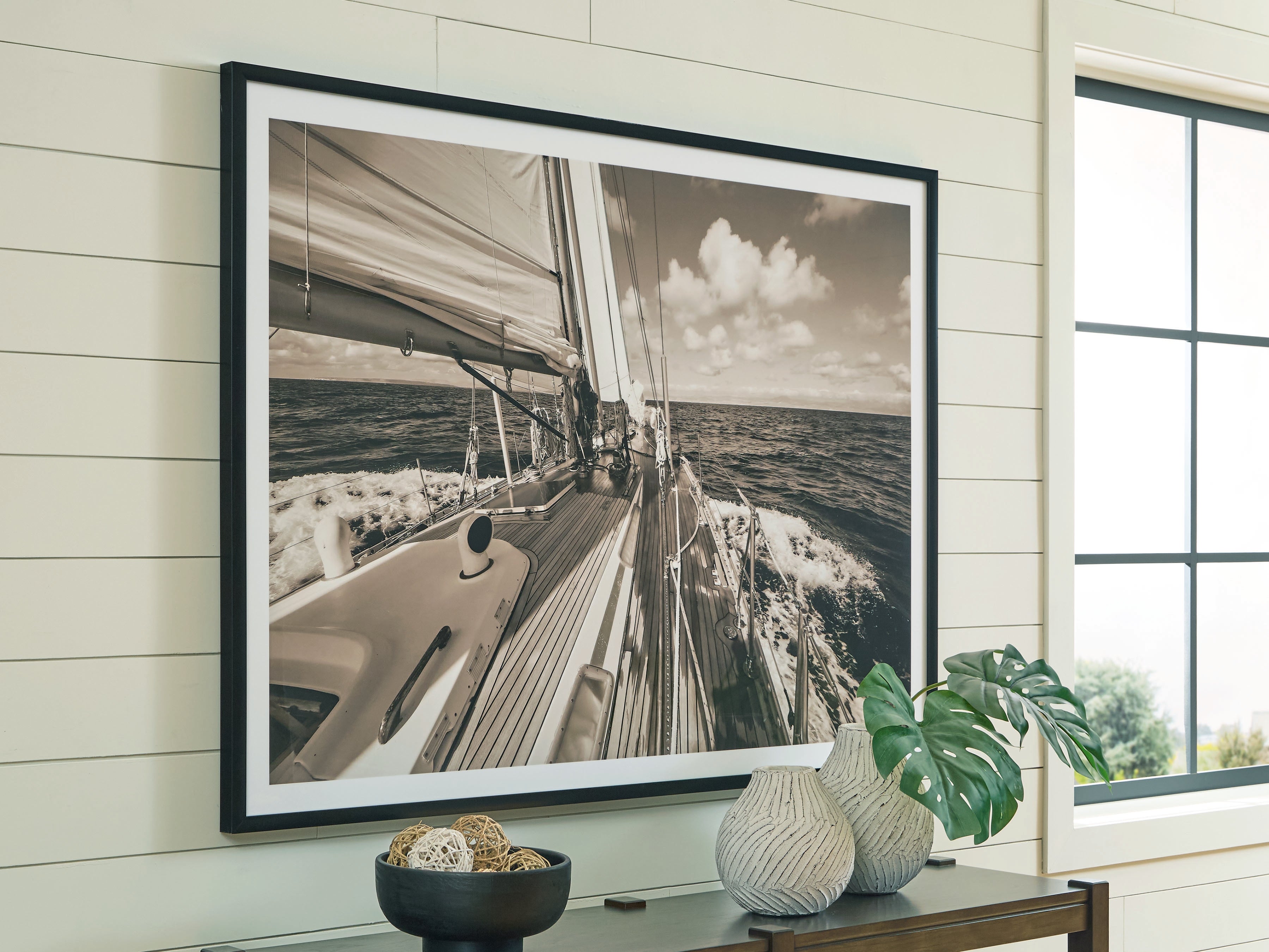 3 Brothers Decor - Ashley Furniture - Arlanford Wall Decor - Wall Art / Sepia - A8000505