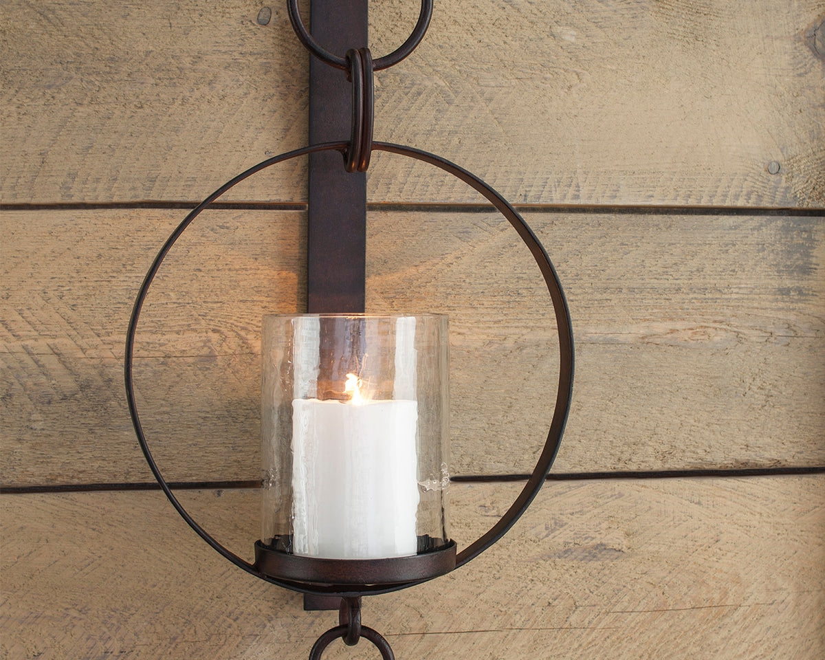 3 Brothers Decor - Ashley Furniture - Ogaleesha Wall Decor - Wall Sconce / Brown - A8010036