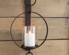 3 Brothers Decor - Ashley Furniture - Ogaleesha Wall Decor - Wall Sconce / Brown - A8010036