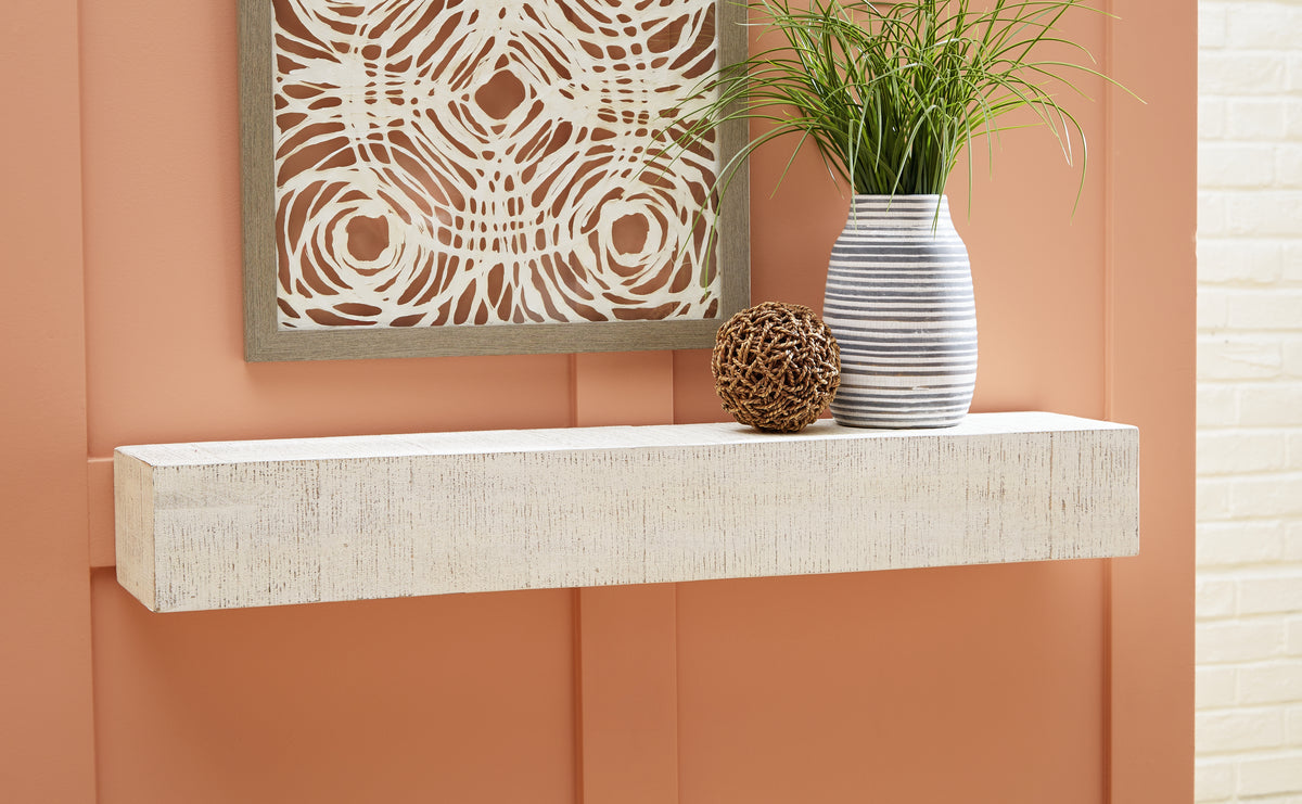 3 Brothers Decor - Ashley Furniture - Cadmon Wall Decor - Wall Shelf / Antique White - A8010259