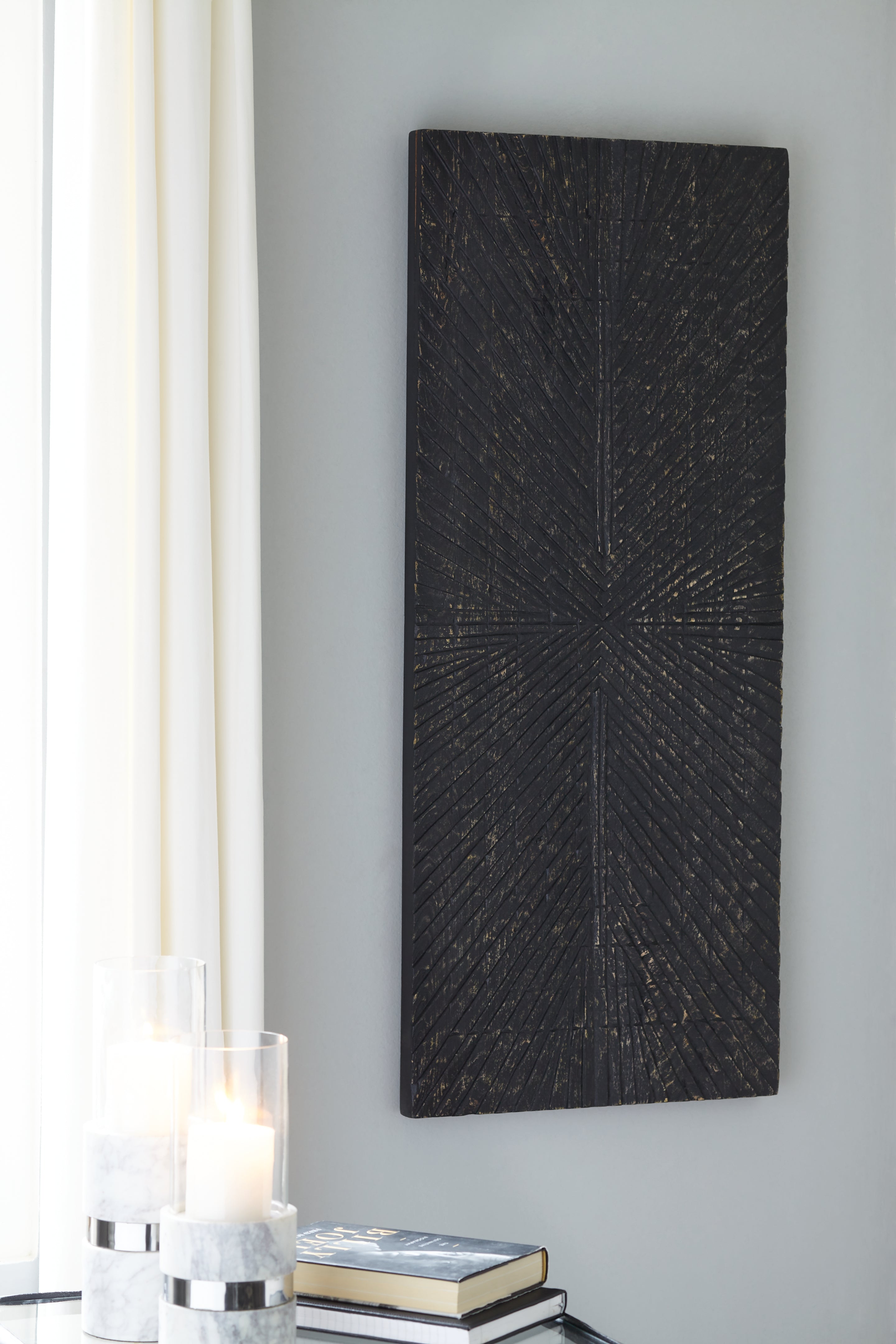 3 Brothers Decor - Ashley Furniture - Lenora Wall Decor - Wall Decor / Antique Black - A8010281