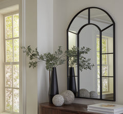 3 Brothers Decor - Ashley Furniture - Evengton Mirror - Accent Mirror / Black - A8010319