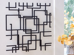 3 Brothers Decor - Ashley Furniture - Aadanton Wall Decor - Wall Decor / Black - A8010400