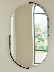 3 Brothers Decor - Ashley Furniture - Valkings Mirror - Accent Mirror / Black - A8010403