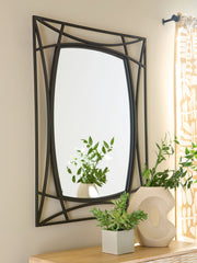 3 Brothers Decor - Ashley Furniture - Freenville Mirror - Accent Mirror / Black - A8010408