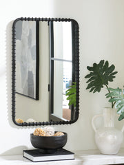 3 Brothers Decor - Ashley Furniture - Judlow Mirror - Accent Mirror / Black - A8010419