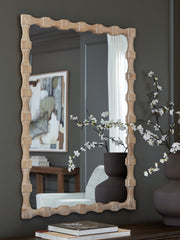 3 Brothers Decor - Ashley Furniture - Acelmore Mirror - Accent Mirror / Light Brown - A8010420