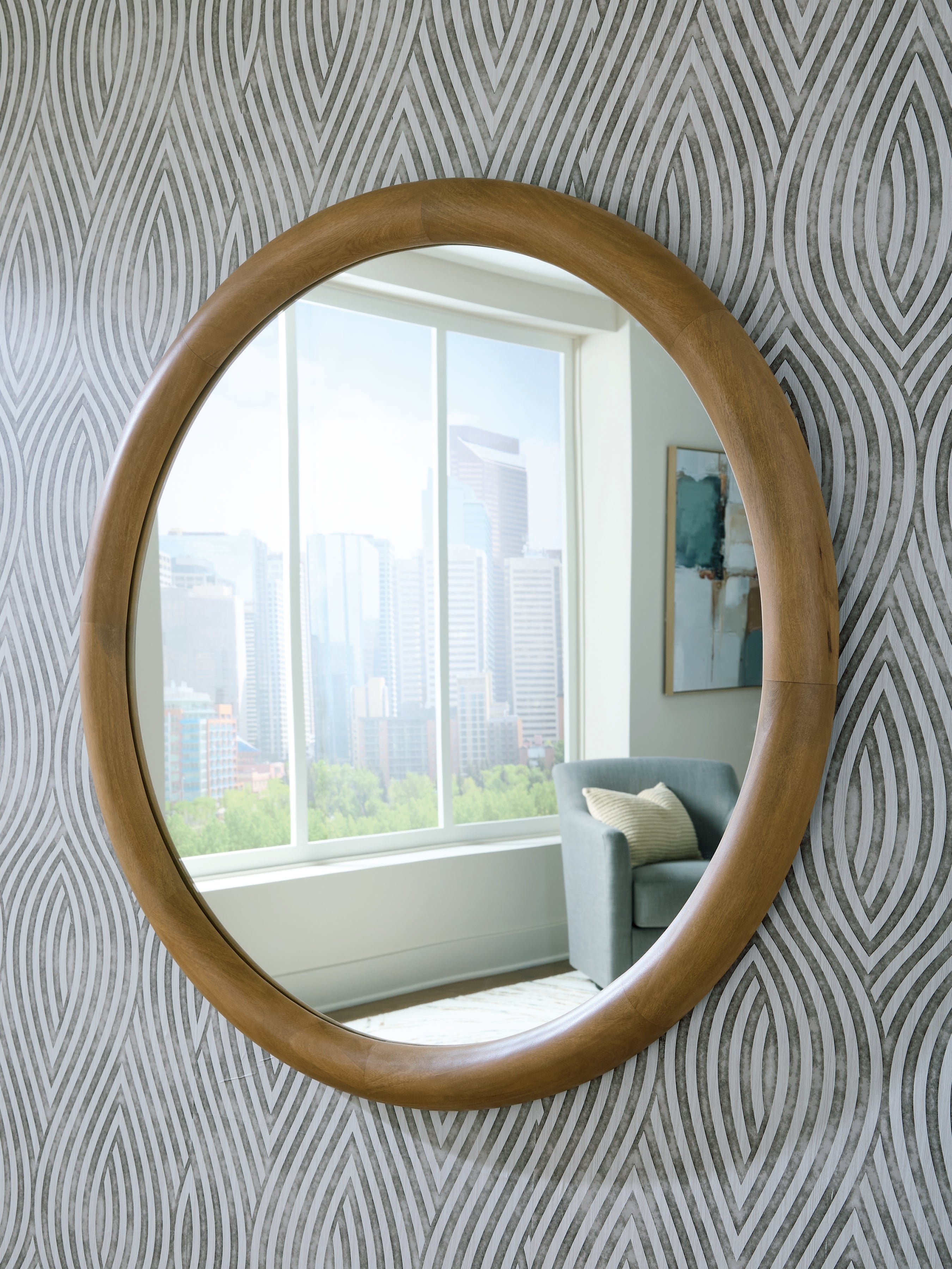 3 Brothers Decor - Ashley Furniture - Yadiel Mirror - Accent Mirror / Brown - A8010426