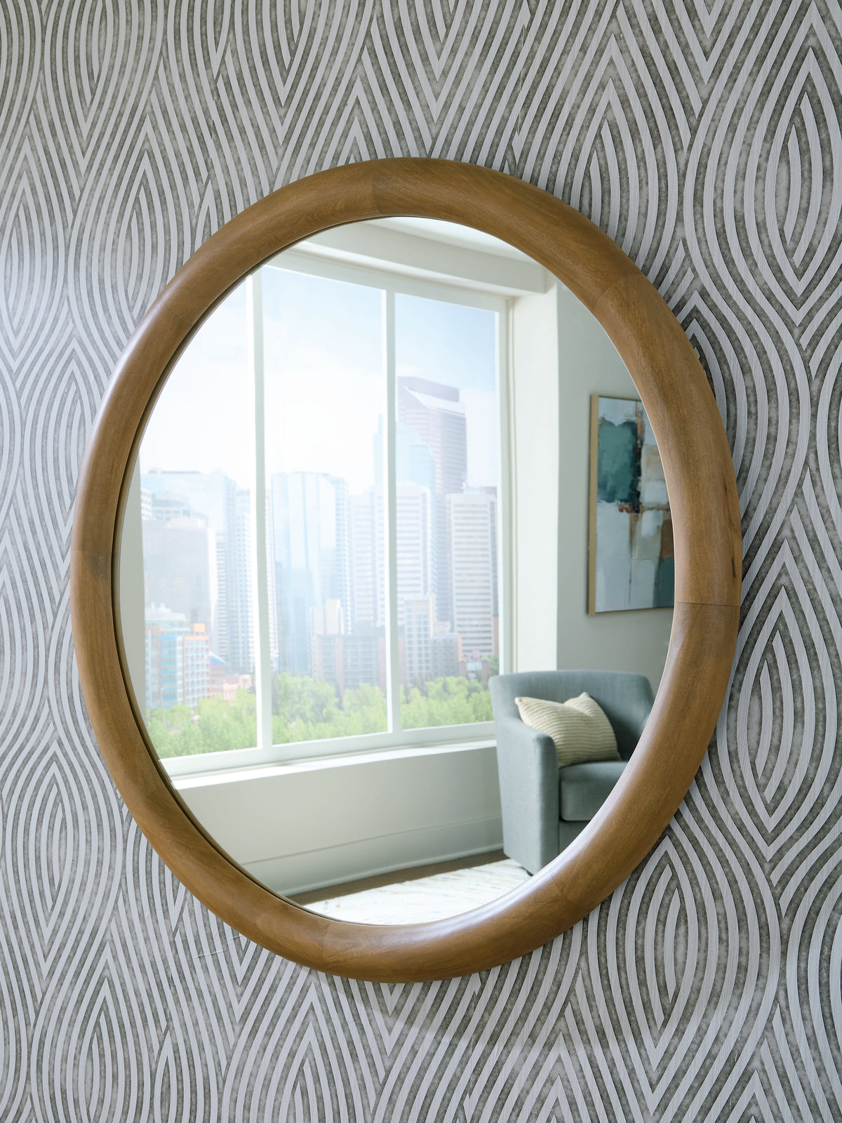 3 Brothers Decor - Ashley Furniture - Yadiel Mirror - Accent Mirror / Brown - A8010426