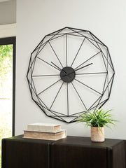 3 Brothers Decor - Ashley Furniture - Arkthorne Wall Decor - Wall Clock / Black - A8010429