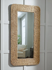 3 Brothers Decor - Ashley Furniture - Norigan Mirror - Floor Mirror / Natural - A8010438