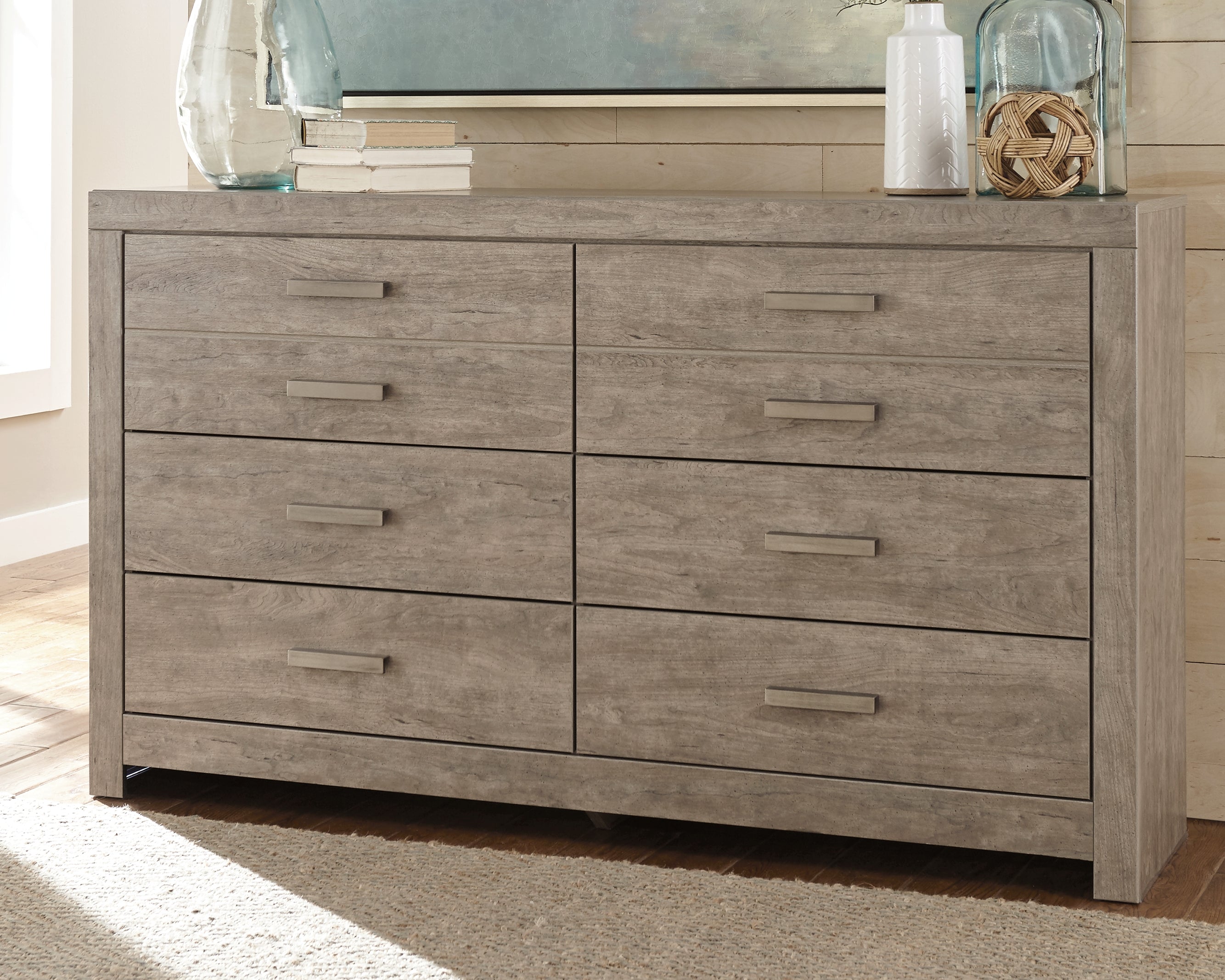 3 Brothers Decor - Ashley Furniture - Culverbach Bedroom - Six Drawer Dresser / Gray - B070-31