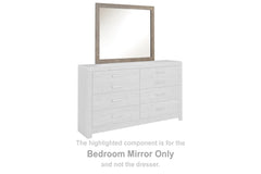 3 Brothers Decor - Ashley Furniture - Culverbach Bedroom - Bedroom Mirror / Gray - B070-36