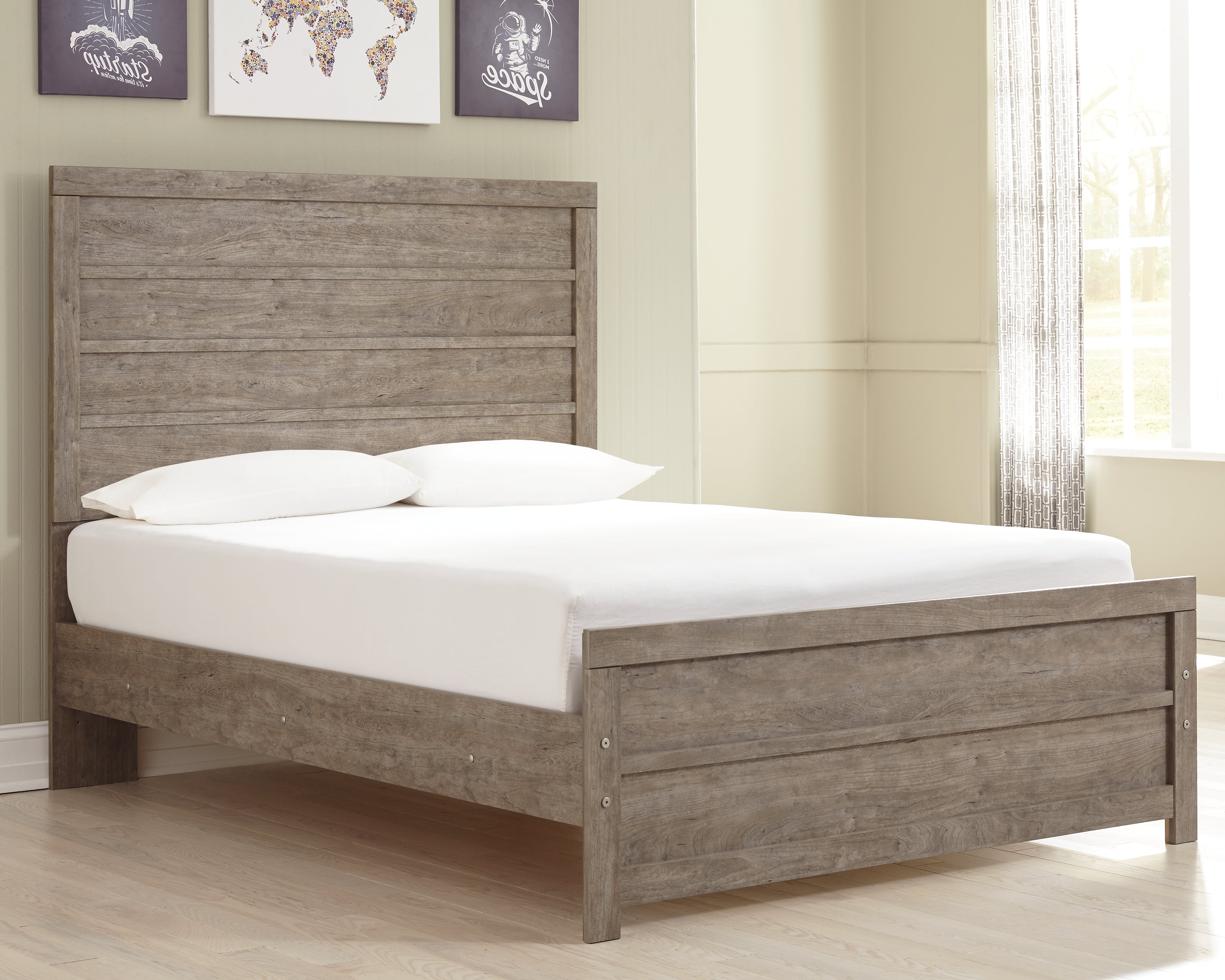3 Brothers Decor - Ashley Furniture - Culverbach Bedroom - Full Panel Bed / Gray - B070B3