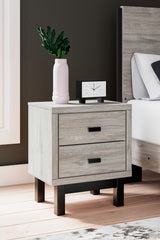 3 Brothers Decor - Ashley Furniture - Vessalli Bedroom - Two Drawer Night Stand / Two-tone - B1036-92