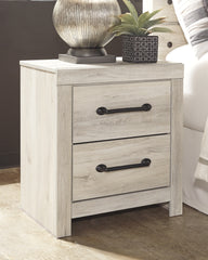 3 Brothers Decor - Ashley Furniture - Cambeck Bedroom - Two Drawer Night Stand / Whitewash - B192-92