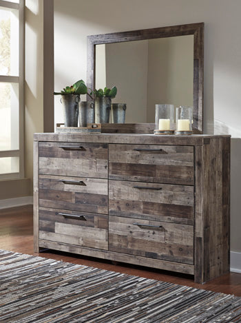3 Brothers Decor - Ashley Furniture - Derekson Bedroom - Bedroom Mirror / Multi Gray - B200-36