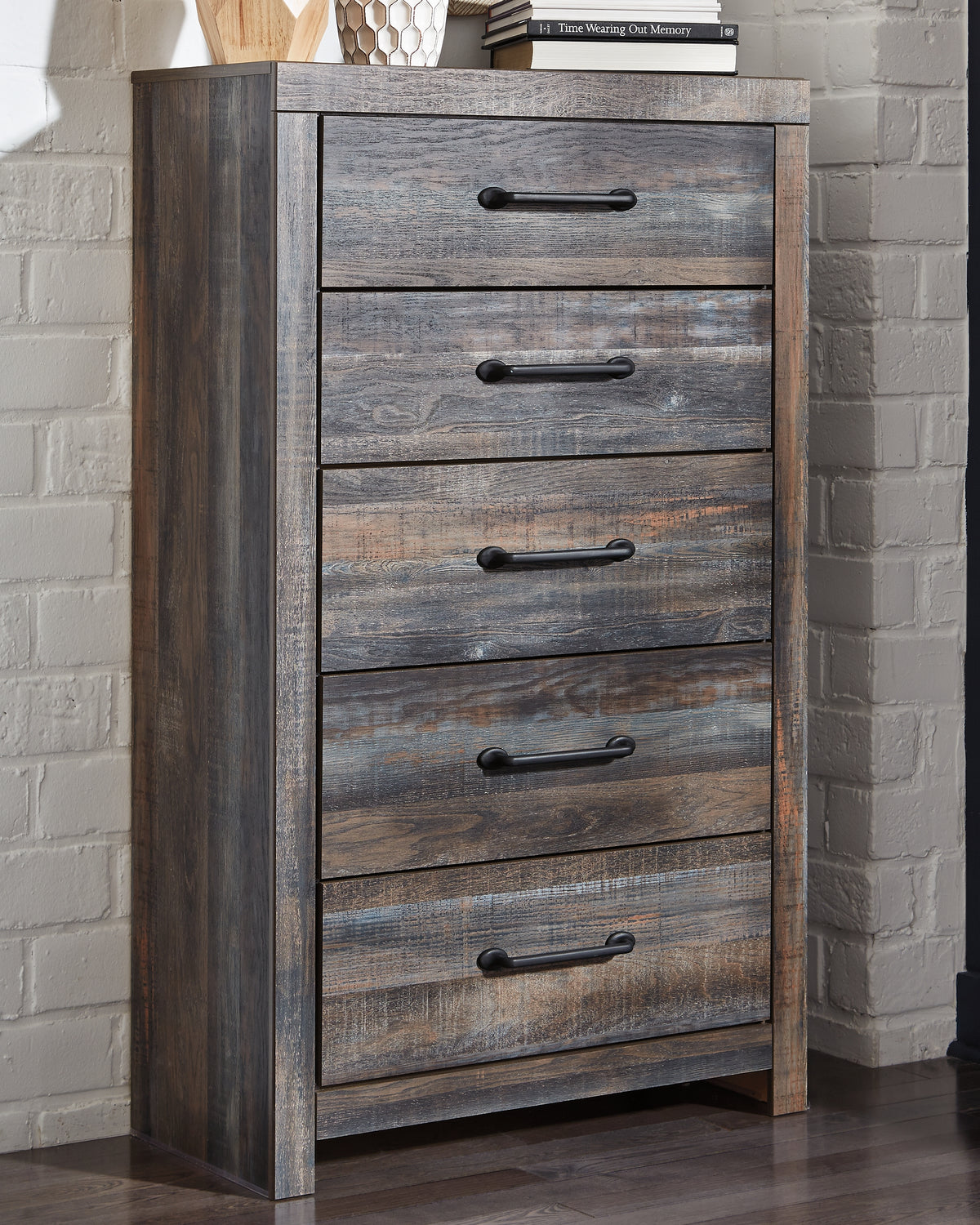 3 Brothers Decor - Ashley Furniture - Drystan Bedroom - Five Drawer Chest / Multi - B211-46