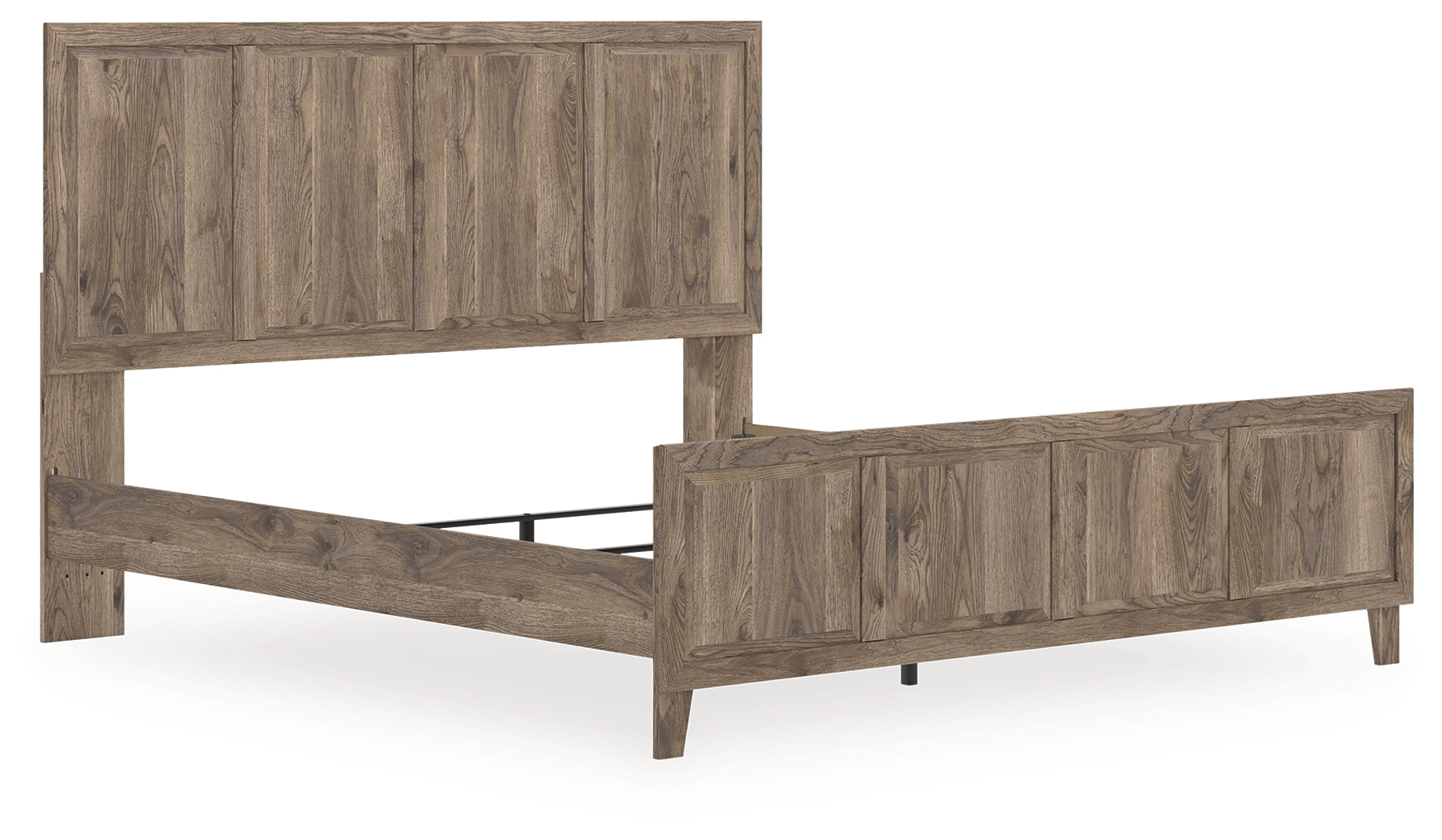 3 Brothers Decor - Ashley Furniture - Rusticott Bedroom - King Panel Bed / Brown - PCB2260B6