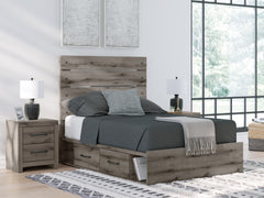 3 Brothers Decor - Ashley Furniture - Graystorm Bedroom - Full Panel Storage Bed / Brown Gray - PCB2405B16
