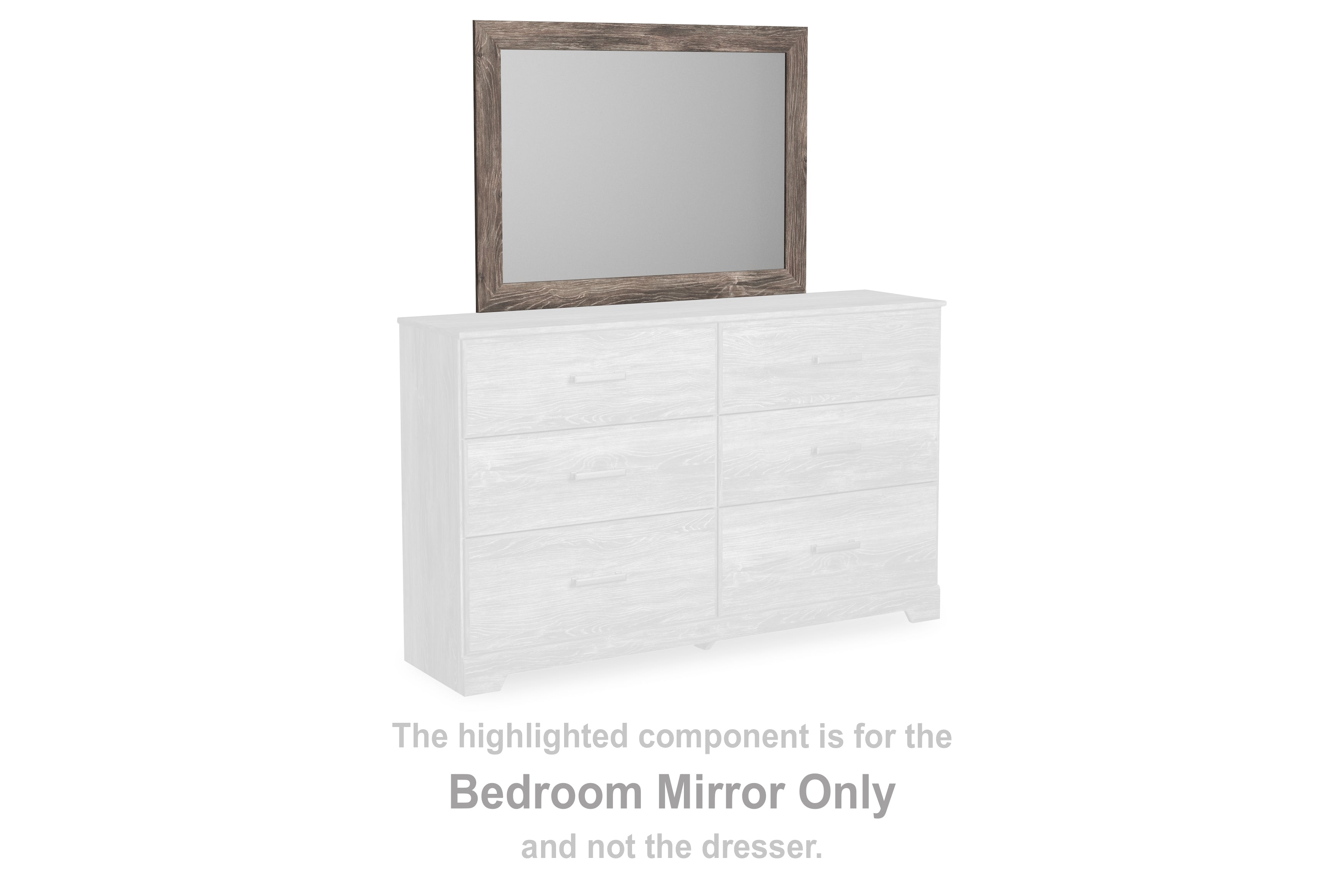 3 Brothers Decor - Ashley Furniture - Ralinksi Bedroom - Bedroom Mirror / Gray - B2587-36