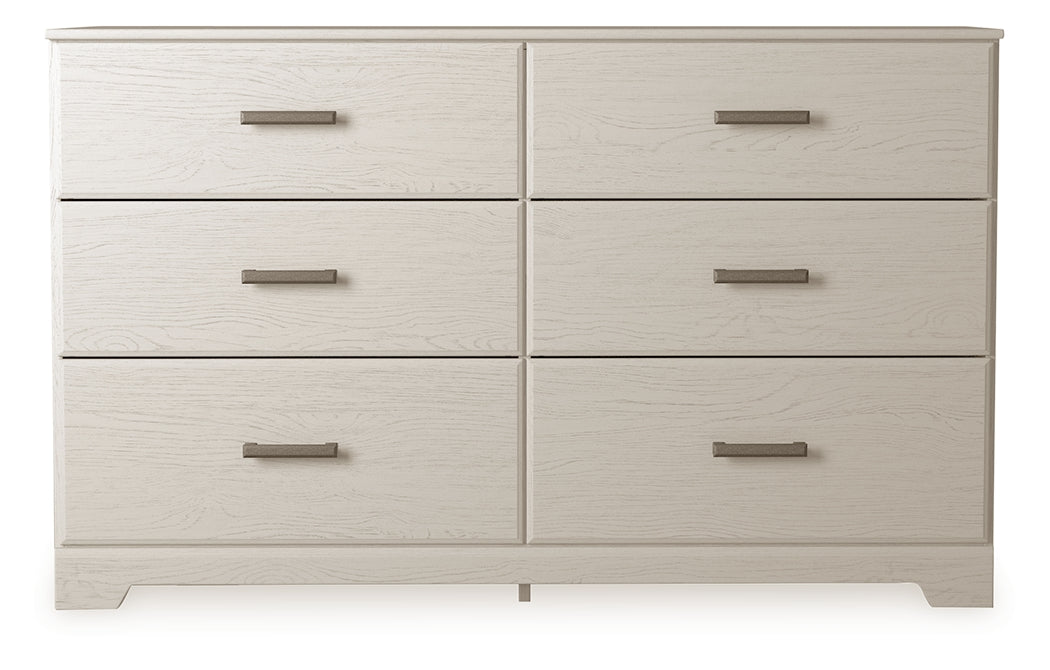 3 Brothers Decor - Ashley Furniture - Stelsie Bedroom - Six Drawer Dresser / White - B2588-31