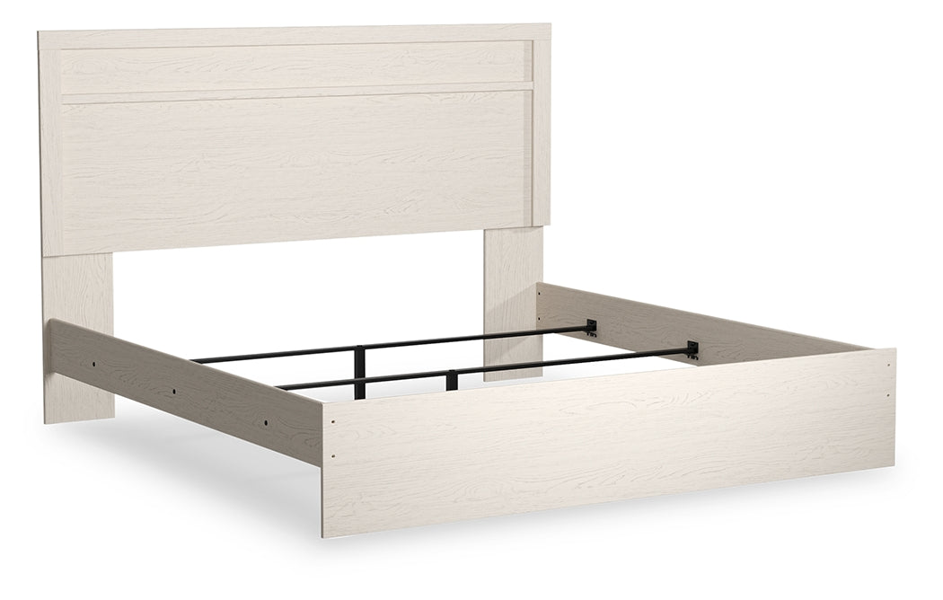 3 Brothers Decor - Ashley Furniture - Stelsie Bedroom - King Panel Bed / White - B2588B3
