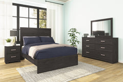 3 Brothers Decor - Ashley Furniture - Belachime Bedroom - Dresser and Mirror / Charcoal - B2589B1