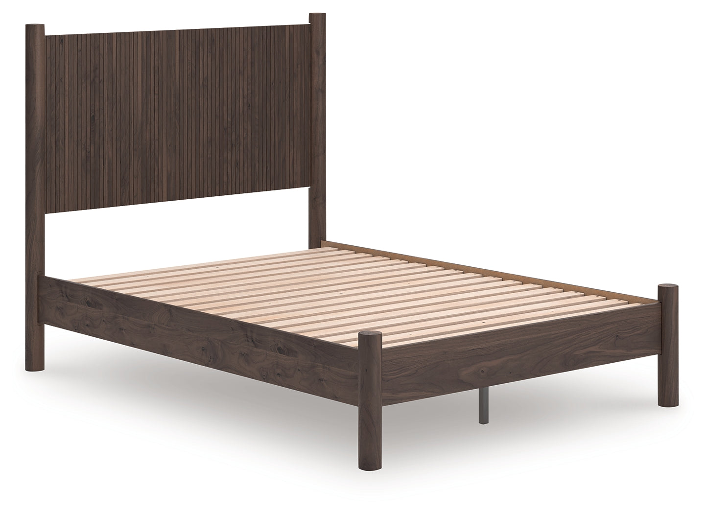 3 Brothers Decor - Ashley Furniture - Pamytta Bedroom - Full Panel Platform Bed / Brown - PCB2614B4